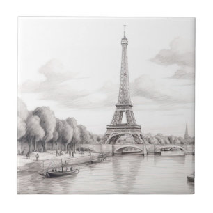Nice  Paris Frankrijk Tegeltje