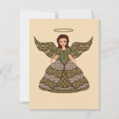 Nice Patchwork Angel Kaart (Voorkant)