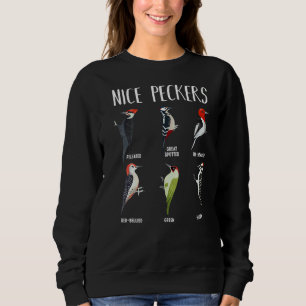 Nice Peckers Bird Watching Woodpecker Ornithology Trui