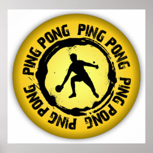 Nice Ping Pong Seal Poster
