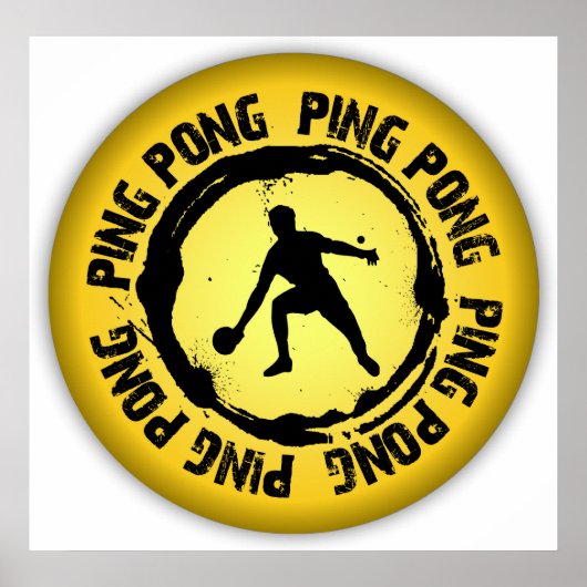 Nice Ping Pong Seal Poster (Voorkant)