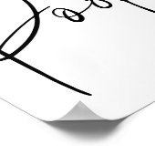 Nice Poop Funny Bathroom citeert Gezegden Artwork Poster (Hoek)