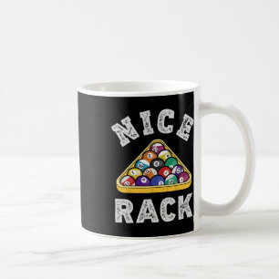 Nice Rack Funny Billiards Player Pool Tria Koffiemok