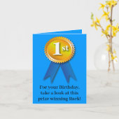 Nice Rack Funny Humor Birthday Surprise Joke Kaart (Gele Bloem)