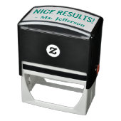 "NICE RESULTS!" Commendement Rubber Stamp Zelfinktende Stempel (Product)