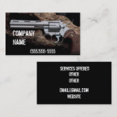 Nice Revolver ffl dealer visitekaartje (Voorkant / Achterkant)