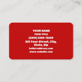 Nice Rice Visitekaartje (Achterkant)