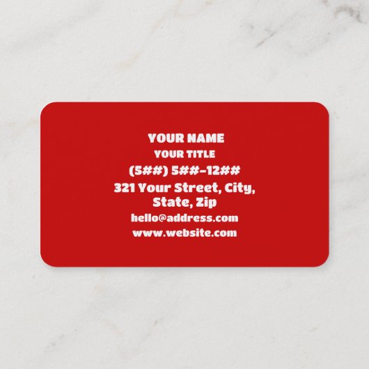 Nice Rice Visitekaartje (Achterkant)