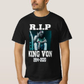 "Nice Rip King Von" T-shirt (Voorkant)