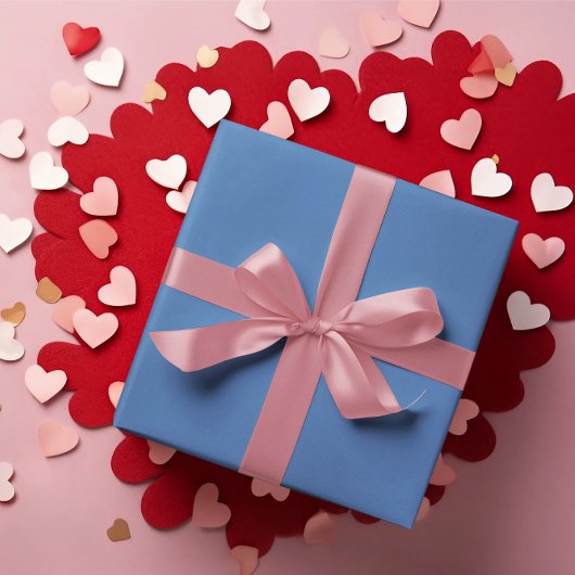 Nice Sky - Blauw inpakpapier Roll