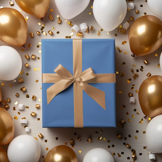 Nice Sky - Blauw inpakpapier Roll