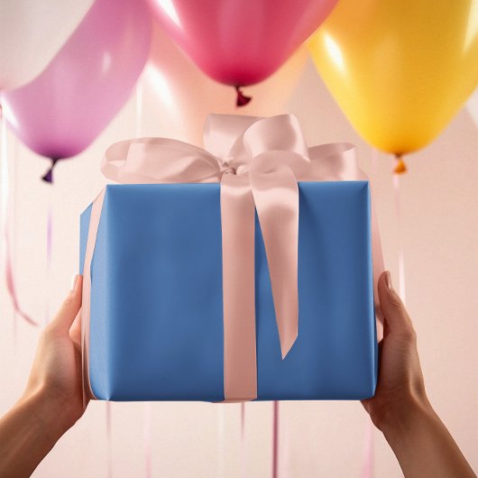 Nice Sky - Blauw inpakpapier Roll