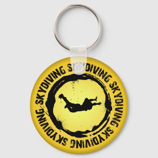 Nice Skydiving Seal Sleutelhanger (Voorkant)