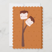 Nice S'mores Marshmallows Kids Xmas Birthday Party Kaart (Achterkant)