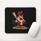 Nice Srt Rooster Look For Baseball And Bat Lovers  Muismat (Met muis)