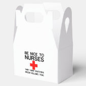 NICE TO NURSES BEDANKDOOSJES (Geopend)