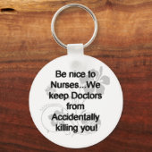 NICE TO NURSES SLEUTELHANGER (Voorkant)