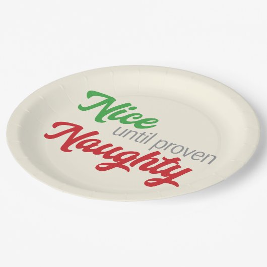 Nice tot bewezen aughty - Bord papier (Gekanteld)