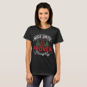 Nice tot bewezen Naughty Funny kerstbuffalo T-shirt (Voorkant volledig)