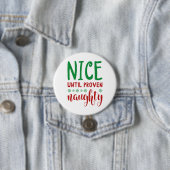 Nice tot bewezen Naughty Ronde Button 7,6 Cm (In situ)