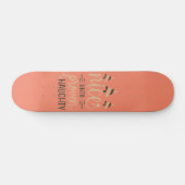 NICE TOTIL PROBEERT NAUGHTY grappig kerstcadeau Persoonlijk Skateboard (Horizontaal)