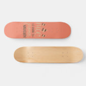 NICE TOTIL PROBEERT NAUGHTY grappig kerstcadeau Persoonlijk Skateboard (Horizontaal)