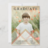 Nice Transparency Effect Pre-K Afstuderen Foto Kaart (Voorkant)