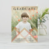 Nice Transparency Effect Pre-K Afstuderen Foto Kaart (Staand voorkant)