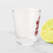 Nice Until Proven Naughty Snarky Christmas Wine Shot Glas (Links)