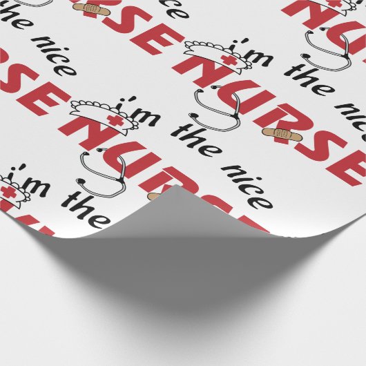 Nice verpleegster cadeaupapier (Hoek)