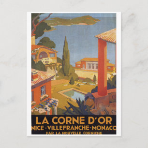 Nice Villefranche Monaco  Briefkaart