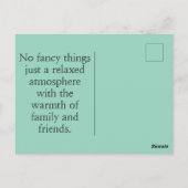 Nice Wedding Card Briefkaart (Achterkant)