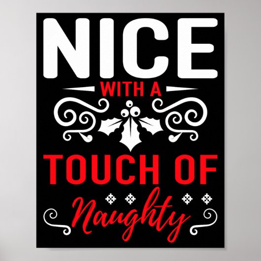Nice With A Touch Of Naughty Poster (Voorkant)