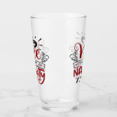 Nice With Hint of Naughty | Fun Christmas Holiday Glas (Links)