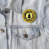 Nice Yoga Seal Ronde Button 5,7 Cm (In situ)