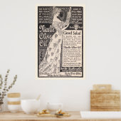  Nicelle Olive Oil Ad vanaf 1899 Poster (Keuken)