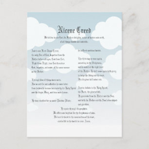 Nicene Creed Briefkaart