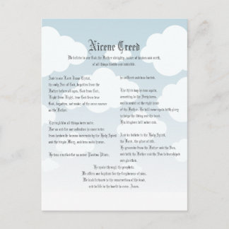 Nicene Creed Briefkaart