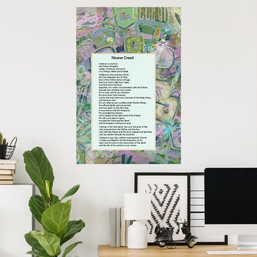 Nicene Creed Christelijk Print (Thuiskantoor)