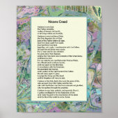 Nicene Creed Christelijk Print (Voorkant)