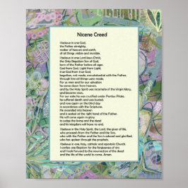 Nicene Creed Christelijk Print