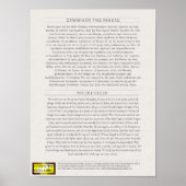 Nicene Creed Poster (Voorkant)