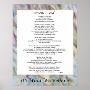 Nicene Creed Poster 24 x 30 inch