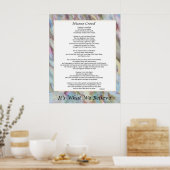 Nicene Creed Poster 24 x 30 inch (Keuken)
