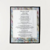 Nicene Creed Tapestry Christelijk Credo Decor Wandkleed (Voorkant)