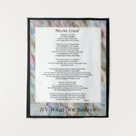 Nicene Creed Tapestry Christelijk Credo Decor Wandkleed