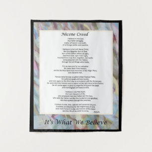 Nicene Creed Tapestry Christelijk Credo Decor Wandkleed