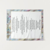 Nicene Creed Tapestry Christelijk Prayer Decor Wandkleed (Voorkant (horizontaal))