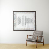 Nicene Creed Tapestry Christelijk Prayer Decor Wandkleed (In Situ (horizontaal))