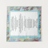 Nicene Creed Tapestry Christelijk Prayer Wall Deco Wandkleed (Voorkant (horizontaal))